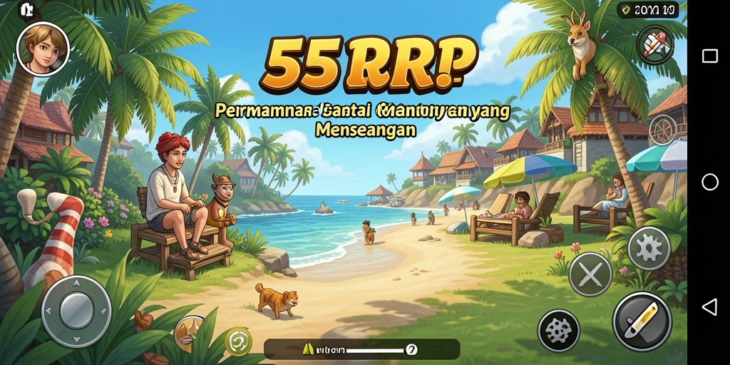 Tampilan gameplay 55RP yang seru dan menyenangkan.