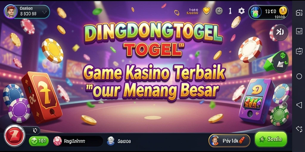 Tampilan gameplay seru DINGDONGTOGEL dengan variasi permainan Kasino.