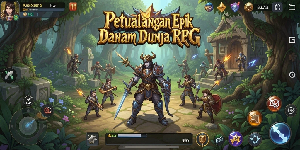 Tangkapan layar H03 menampilkan aksi seru dalam pertempuran RPG.