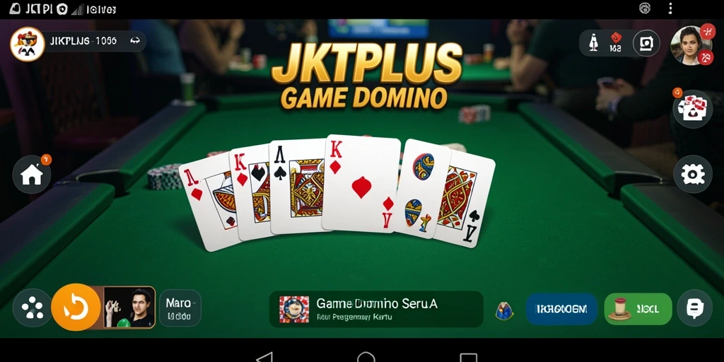 Tampilan gameplay seru dan strategis dari JKTPLUS.