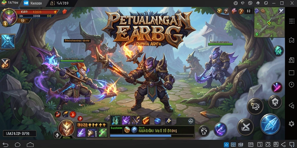 Gameplay KA789 menampilkan pertarungan seru dan eksplorasi dunia yang luas.
