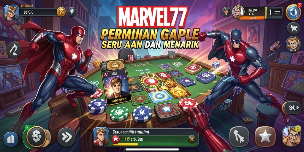 Tampilan menarik dan interaksi seru dalam permainan Gaple.
