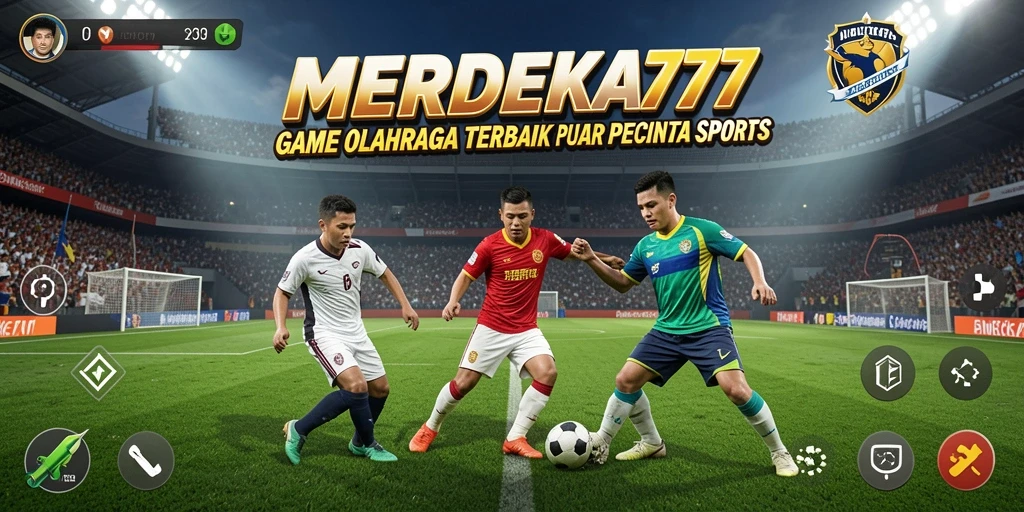 Tampilan gameplay MERDEKA777 yang menegangkan dan penuh aksi olahraga.