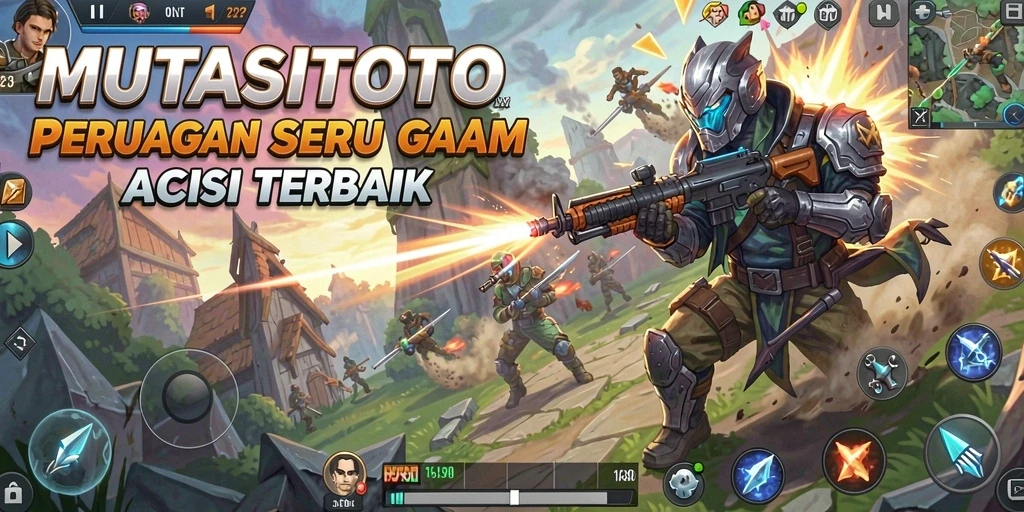 Screenshot gameplay MUTASITOTO menampilkan aksi pertarungan seru dan grafis menakjubkan.