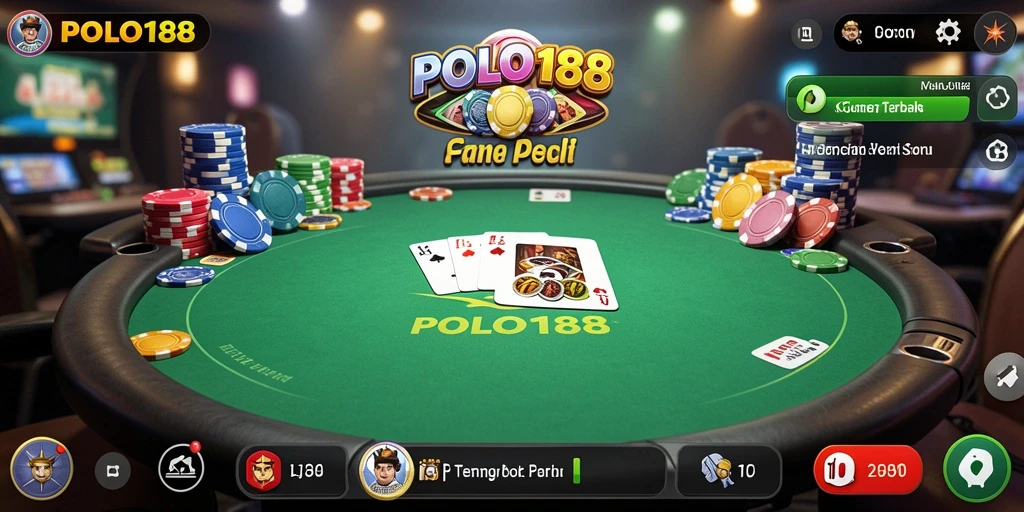 Tampilan seru gameplay poker di POLO188.