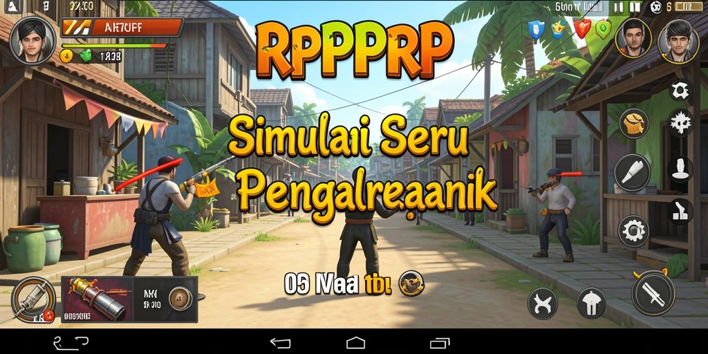 Tampilan gameplay RPRPRP yang menarik dan interaktif.