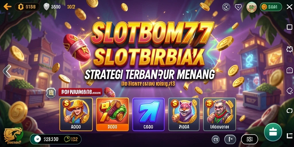 Tampilan strategi dalam permainan SLOTBOM77 yang mendebarkan.
