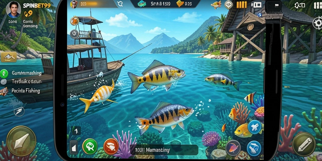 Tangkapan ikan besar dalam gameplay SPINBET99 yang menegangkan.