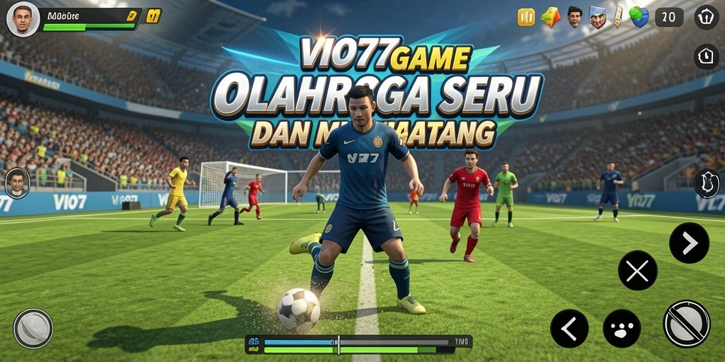 Tampilan gameplay mendebarkan dari VIO77 yang menghadirkan olahraga nyata.